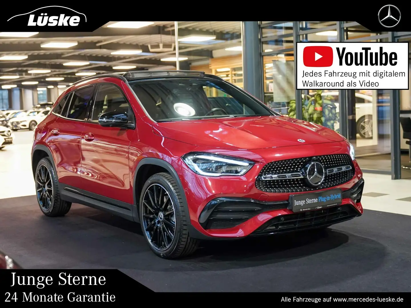 Mercedes-Benz GLA 250 GLA 250 e AMG Line Night MULTIBEAM Panorama 360° Rot - 1