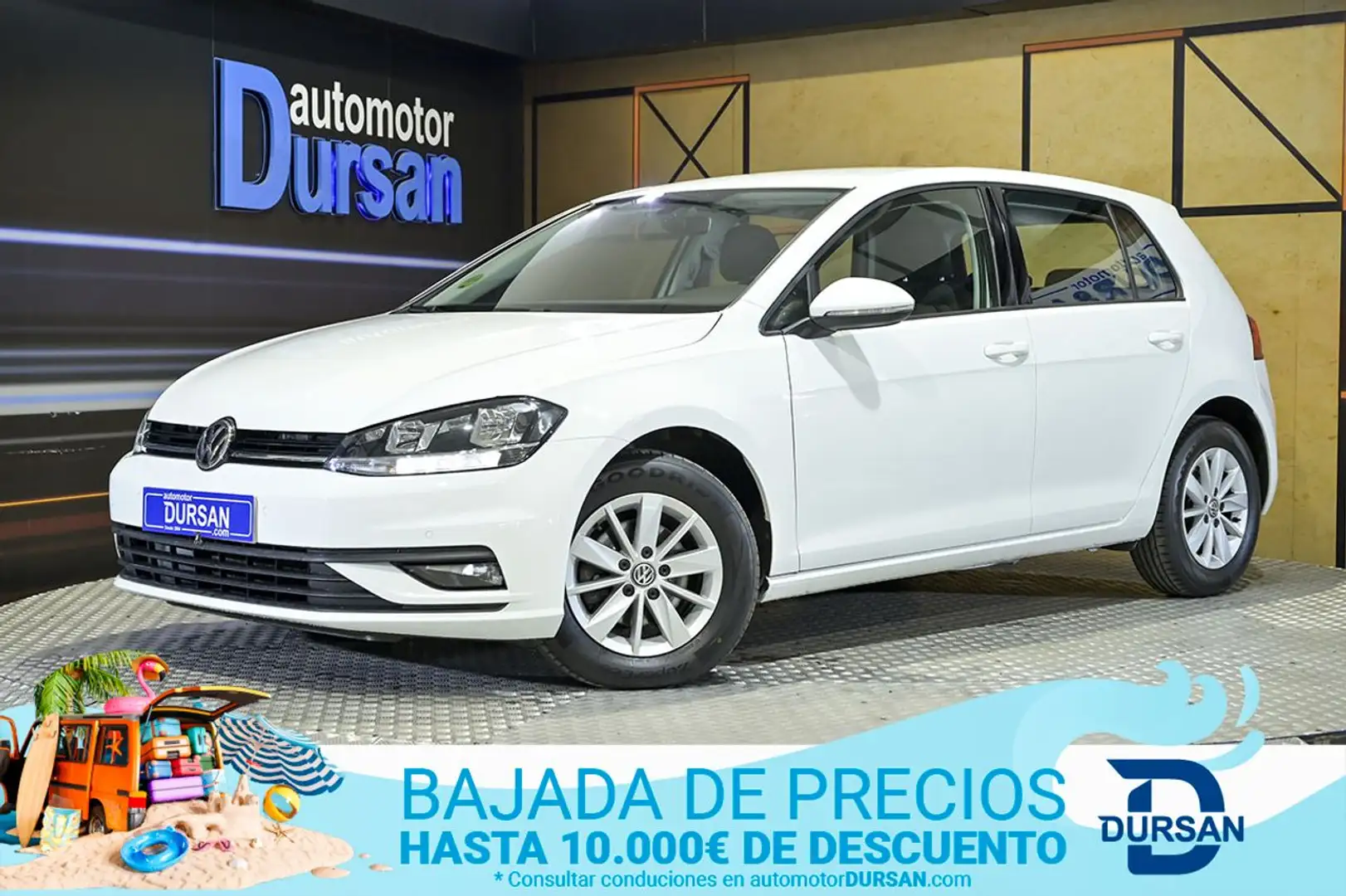 Volkswagen Golf 1.0 TSI Advance 85kW Weiß - 1