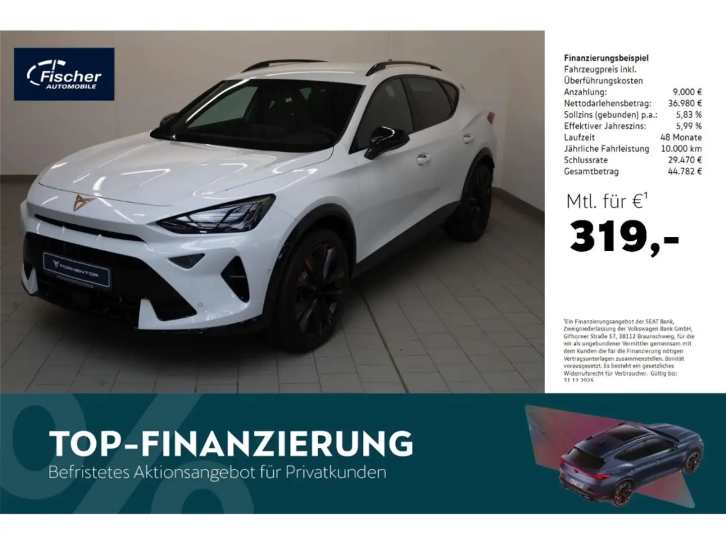 CUPRA Formentor 2.0 TSI 4Drive VZ Weiß - 1