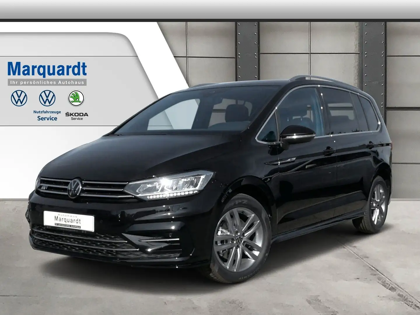 Volkswagen Touran 1.5TSI  R-Line AHK Navi IQ Side 7Sitz17" Siyah - 1