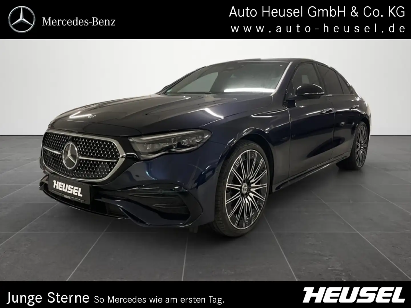 Mercedes-Benz E 200 4M AMG *Beschädigung rechte Seite* Mavi - 1