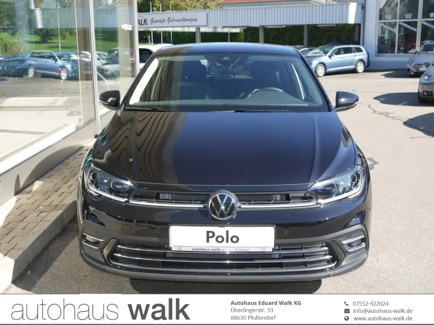 Volkswagen Polo 1.0 TSI Style Matrix/App/ACC Black - 1