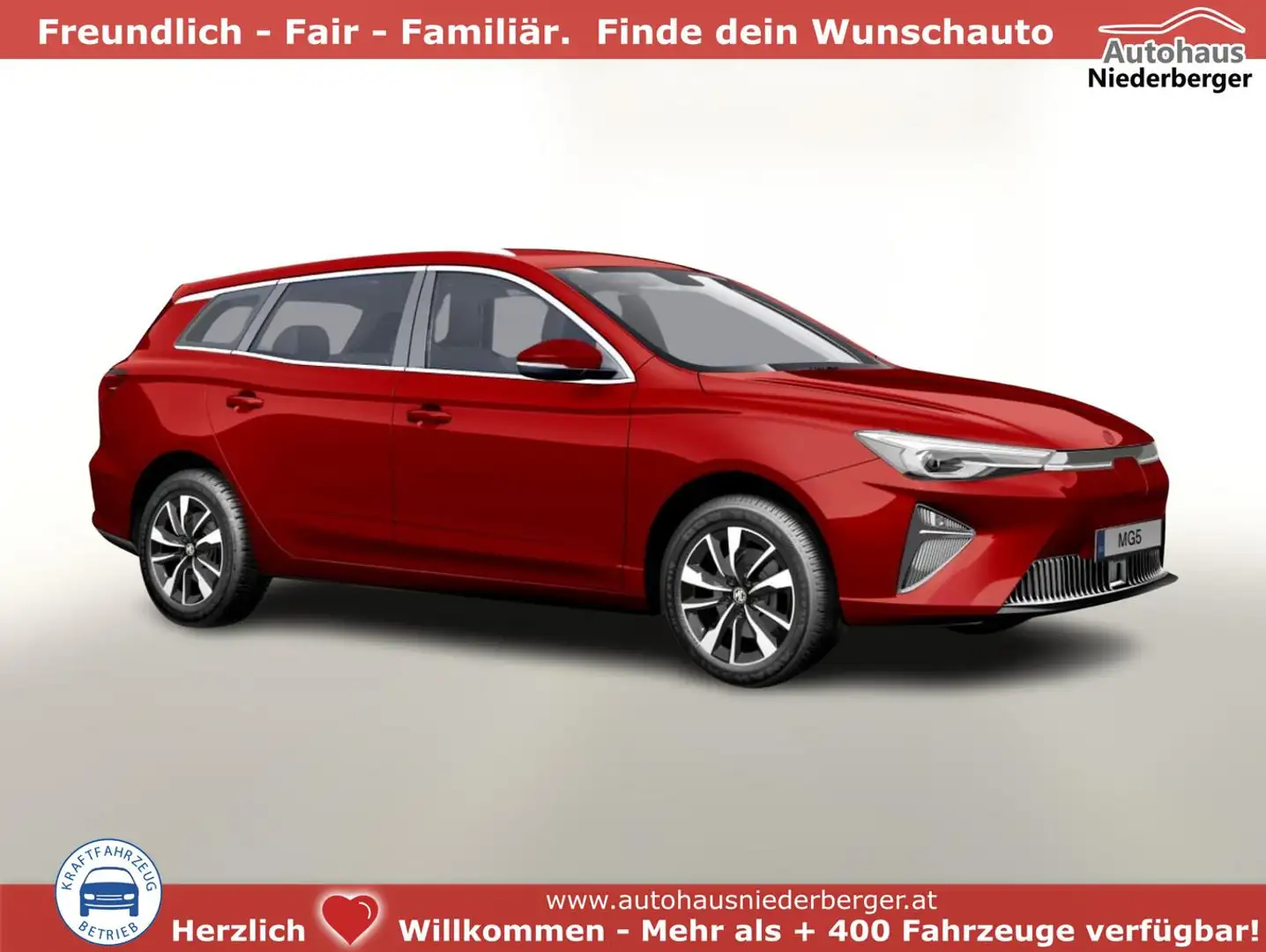 MG MG5 Comfort 5 61kWh ACC Keyl Kam PDC SHZ LED Nav 11... Rot - 1