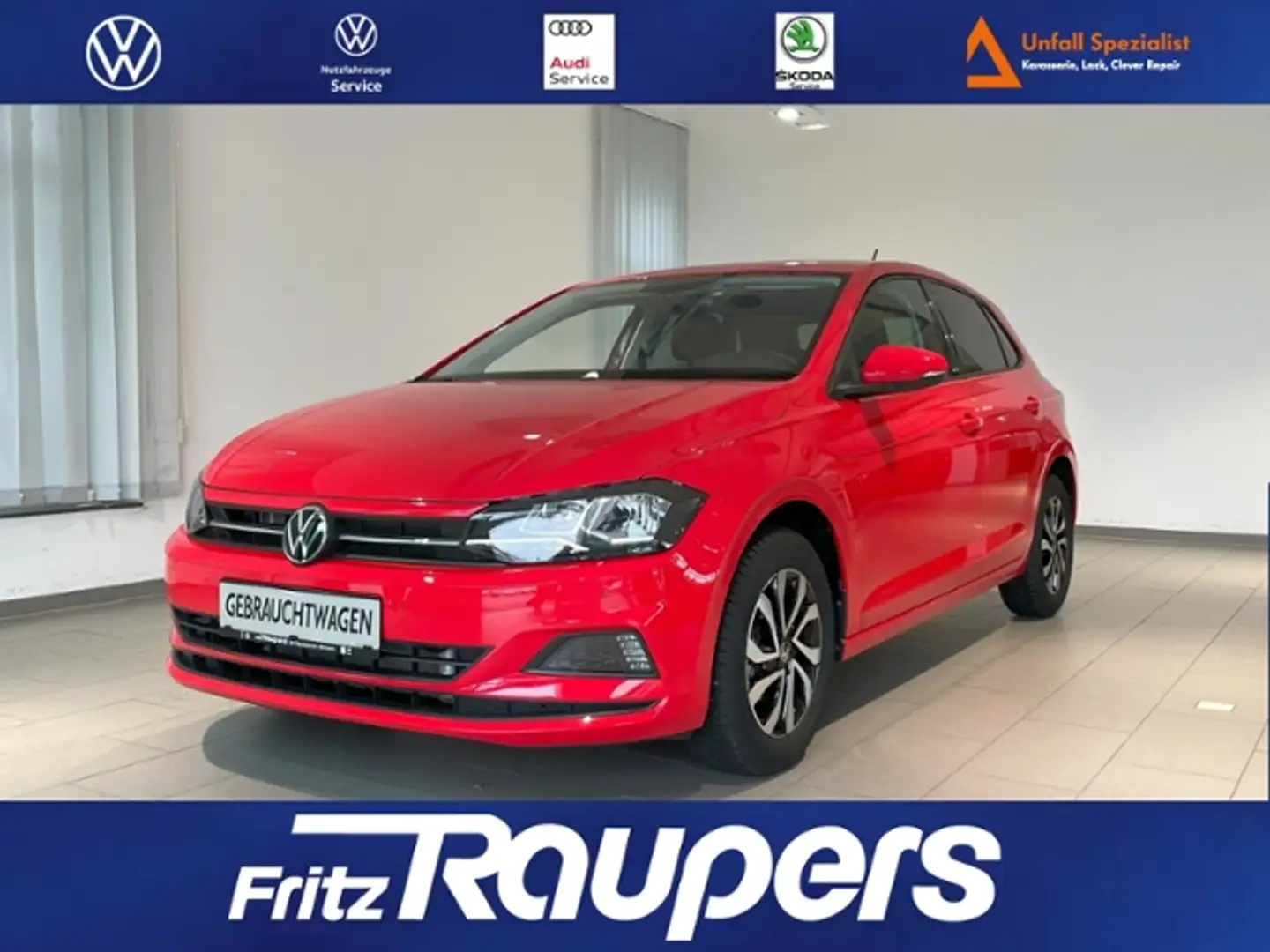 Volkswagen Polo 1.0 DSG Active +ALLWETTER+PDC+ACC Rouge - 1