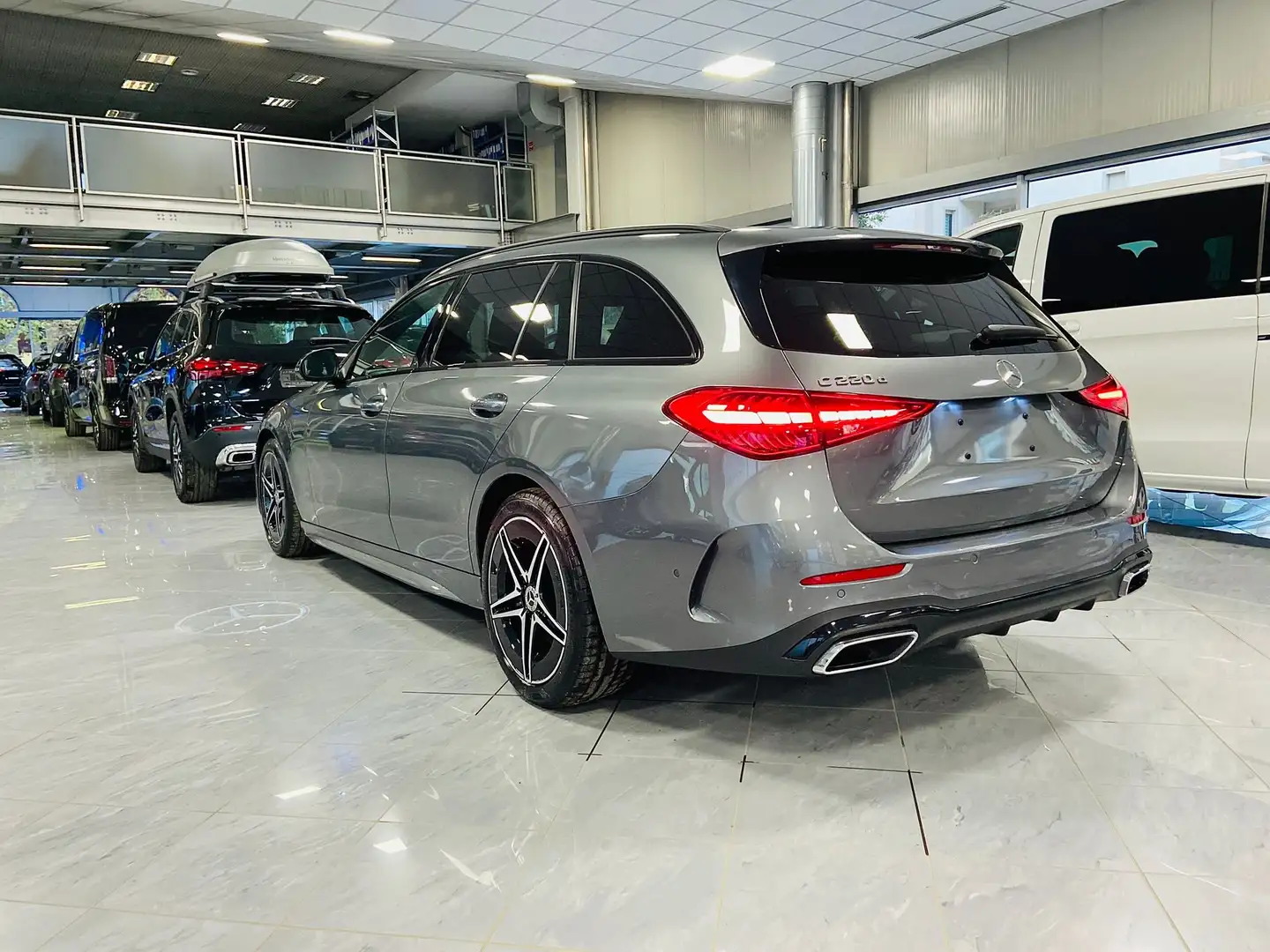 Mercedes-Benz C 220 d SW AMG Line Advanced KM ZERO!!! Grau - 1