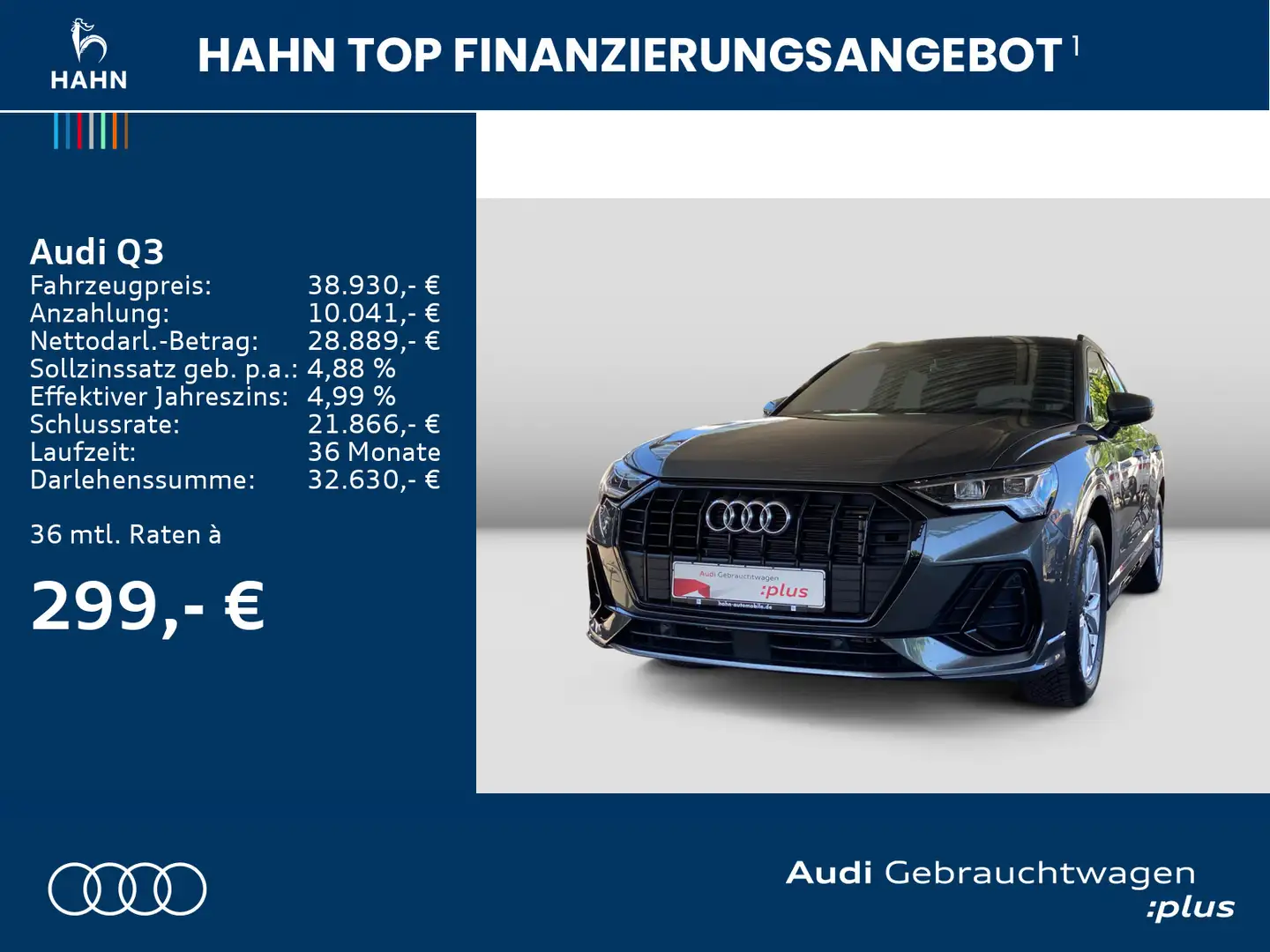 Audi Q3 35TFSI S tronic S line Virtual AHK CAM Grau - 2