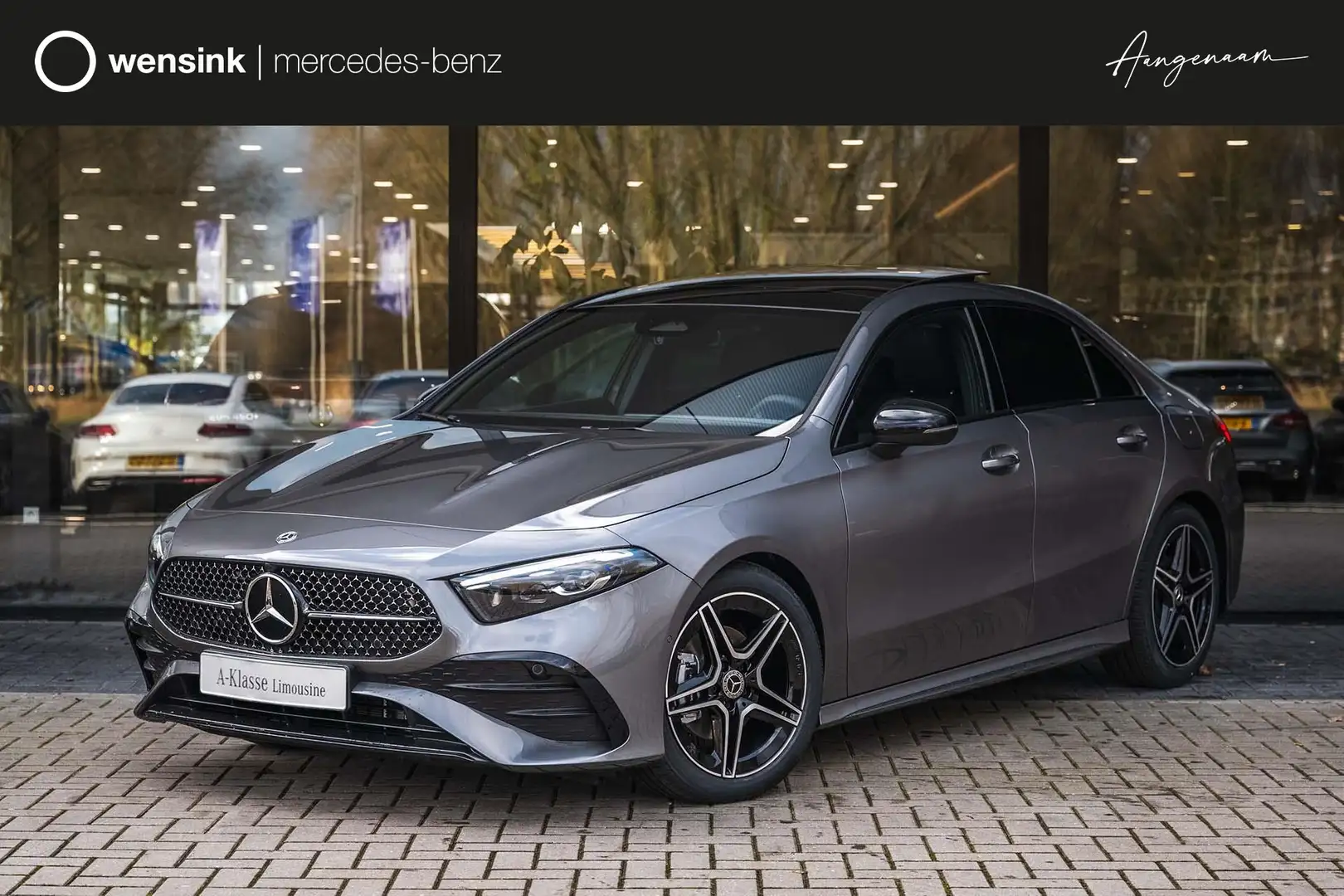 Mercedes-Benz A 180 Limousine AMG Line | Panorama-schuifdak | Navigati Šedá - 1