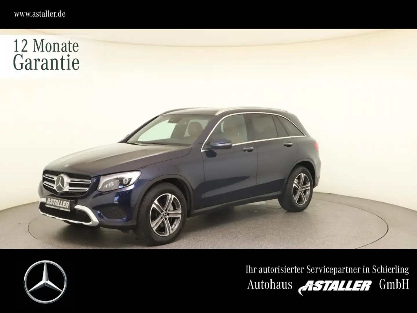 Mercedes-Benz GLC 350 d 4M Exclusive 2x LED+Pano+Distr+Staheiz Azul - 1