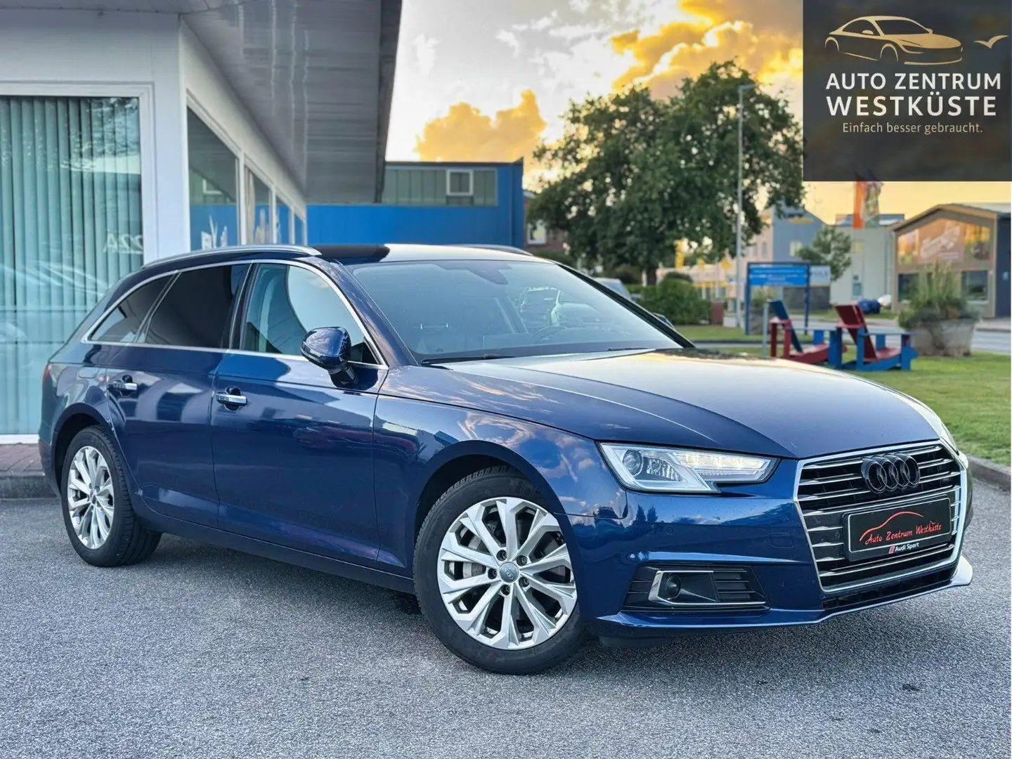 Audi A4 Avant 2.0 TDI design S-Tronic AHK ACC Kamera Blauw - 1