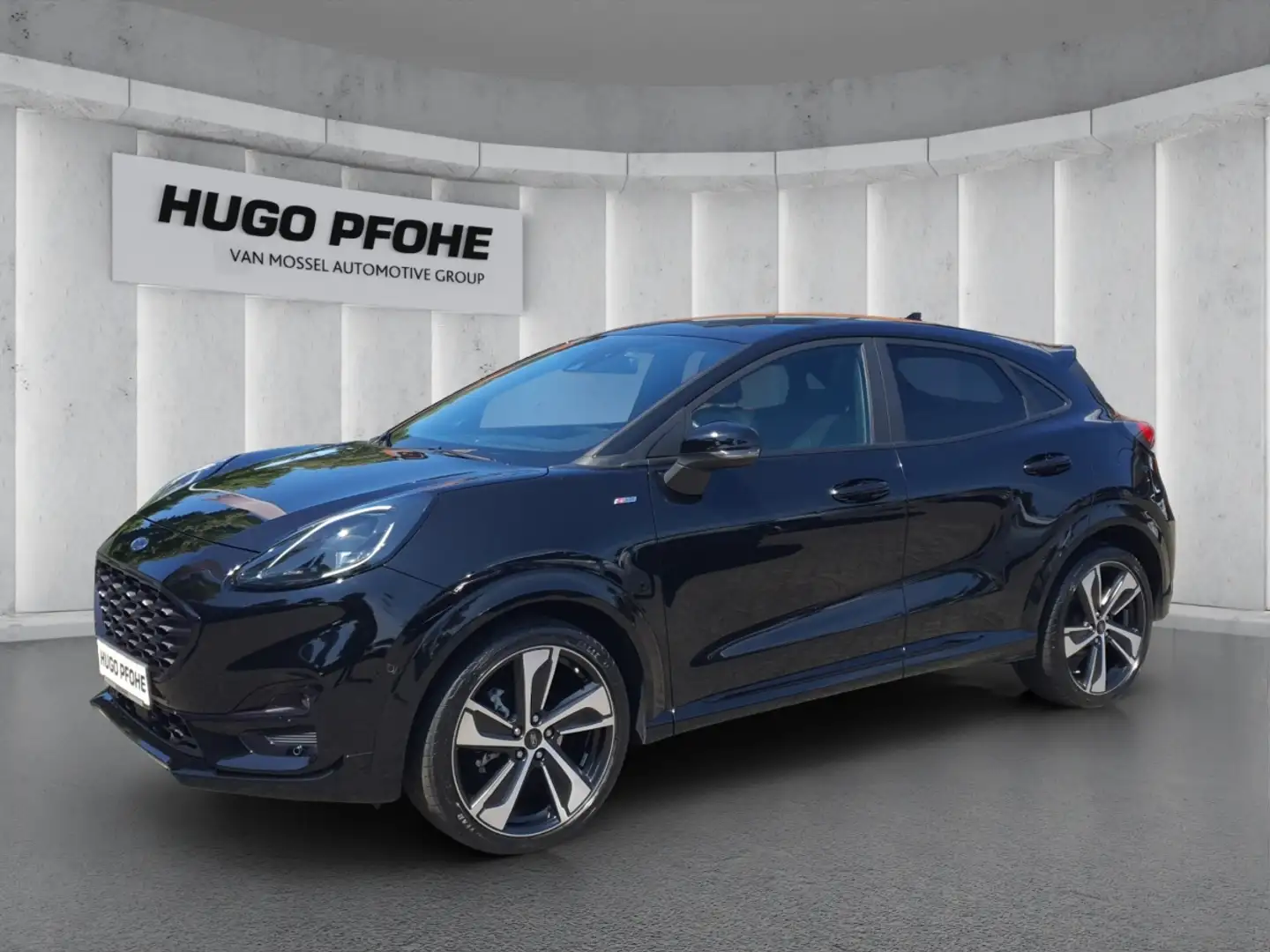 Ford Puma ST-Line X 1.0 EB MHEV Autom LED ACC Pano RFK Zwart - 1