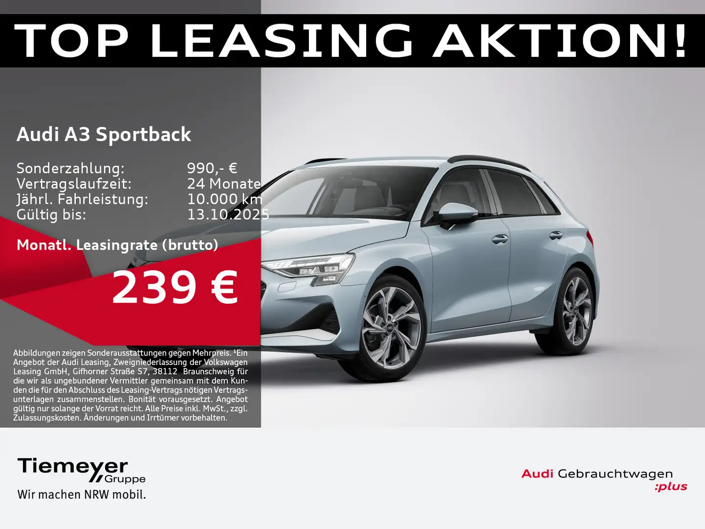 Audi A3 30 TFSI ADVANCED SONOS ST.HEIZ MATR Grau - 1