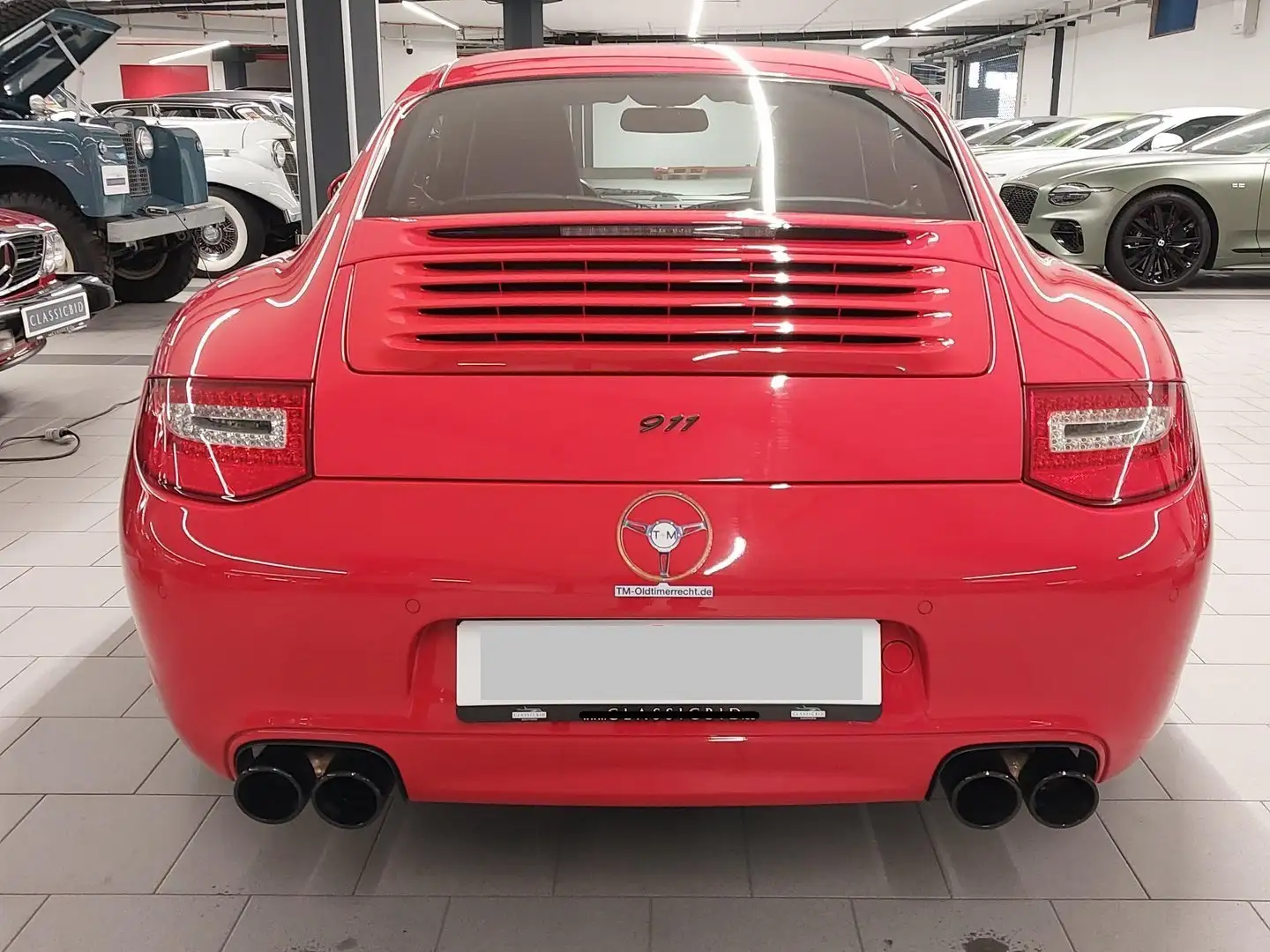 Porsche 997 Carrera Coupe Navi SHZ nur PZ Service Deutsch Red - 2