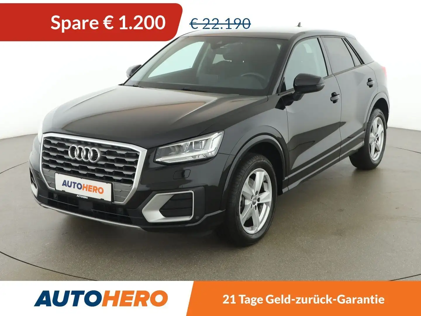 Audi Q2 1.6 TDI Sport Aut. *LED*ACC*SPUR*TOT*CAM* Zwart - 1