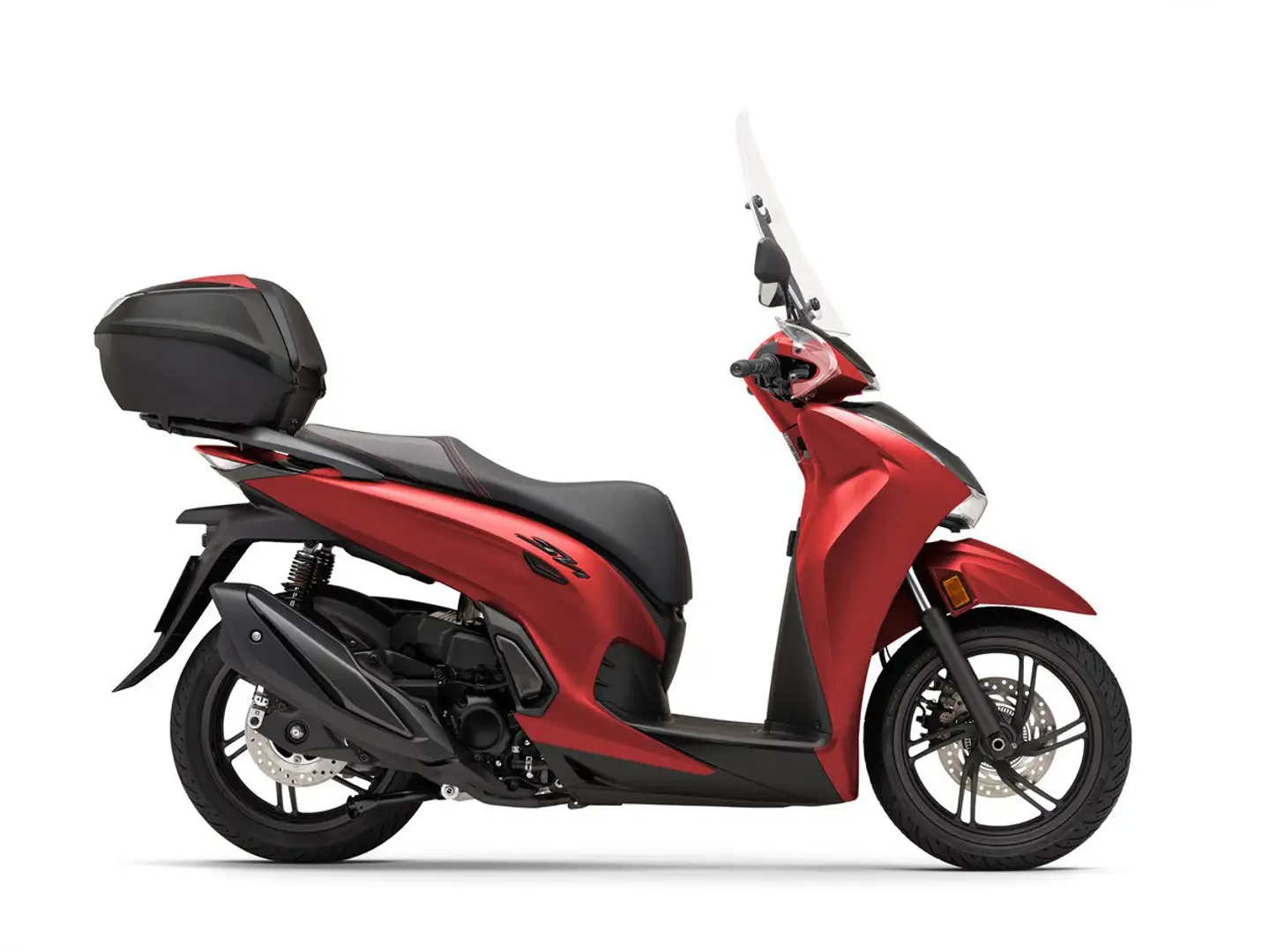 Honda SH 350i ABS YM 2025 - SPORTY Matte Pearl Diaspro Red - 1
