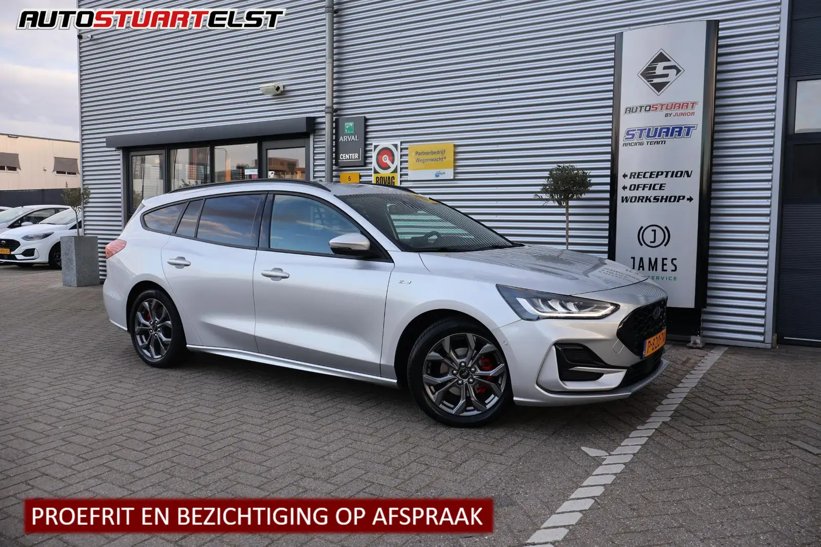 Ford Focus Wagon 1.0 EcoBoost Hybrid ST Line Carplay | Camera Grijs - 1