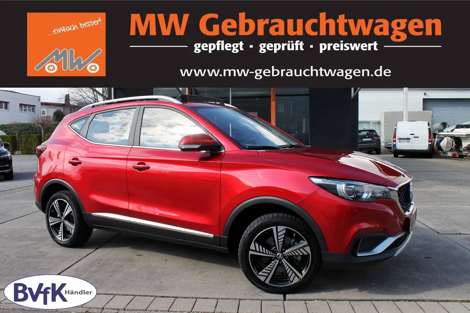MG ZS EV Luxury 5D ACC PANO NAV CarPlay BT SHZ KAM Rot - 1