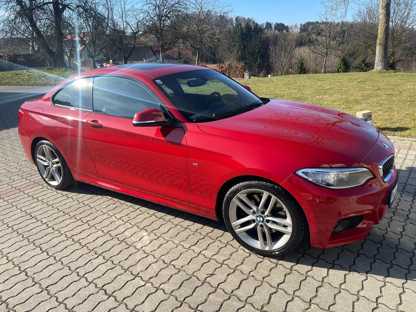 BMW 228 228i Coupe M Sport Rosso - 1