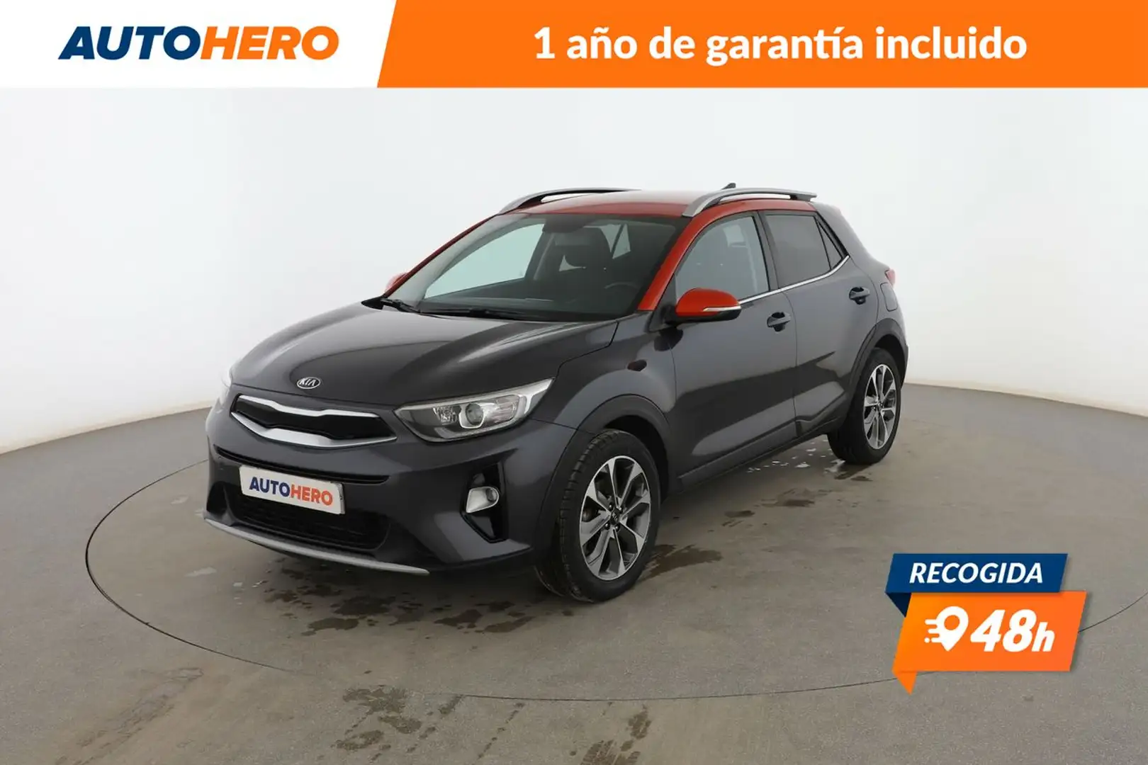 Kia Stonic 1.0 TGDI Drive Gris - 1