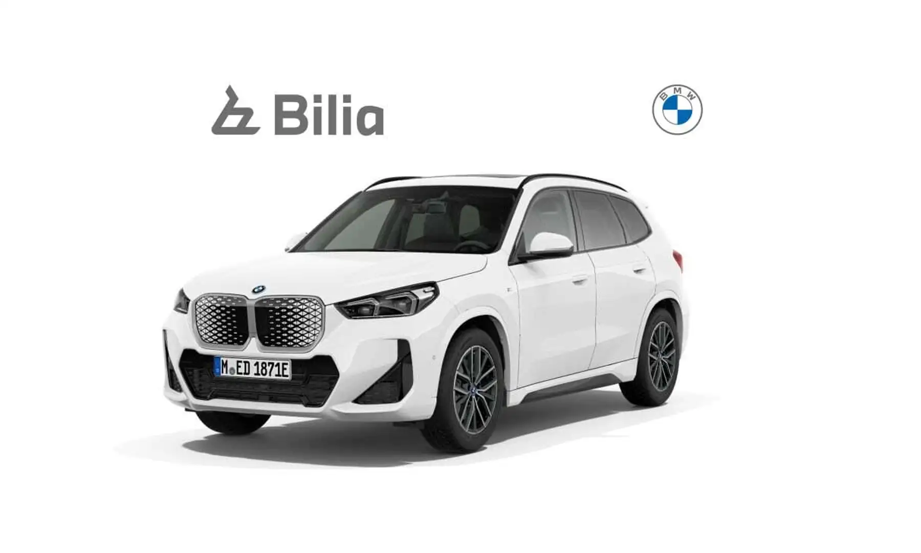 BMW iX1 eDrive20 M Sport Blanc - 1