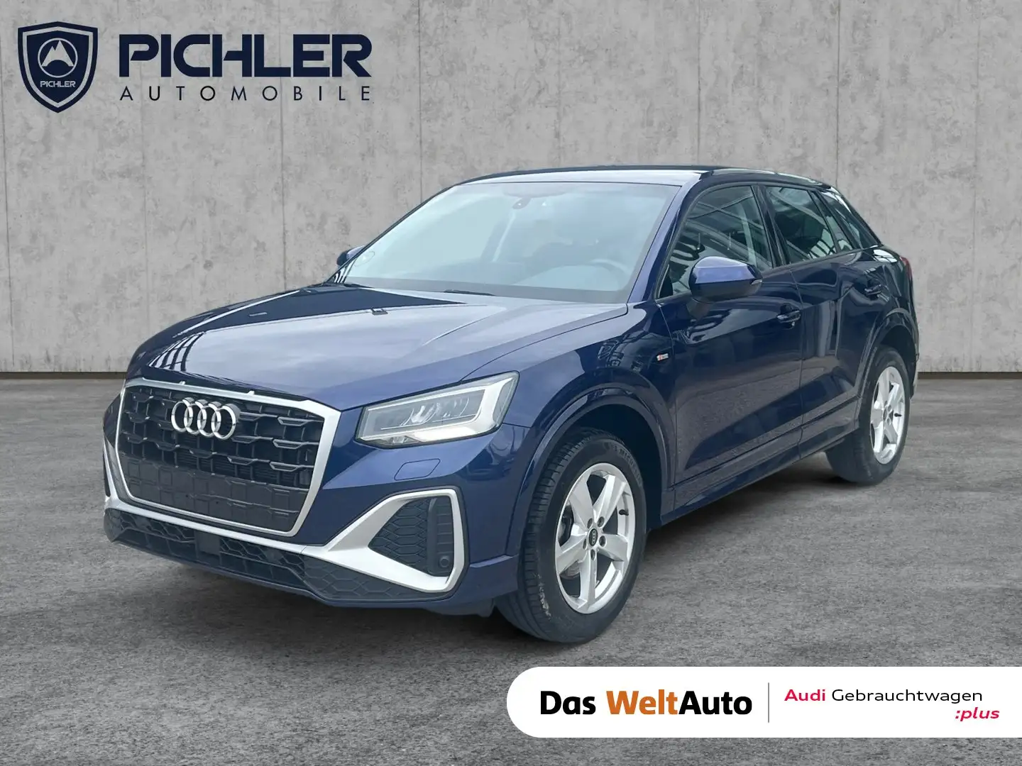 Audi Q2 35 TFSI S line Blau - 1