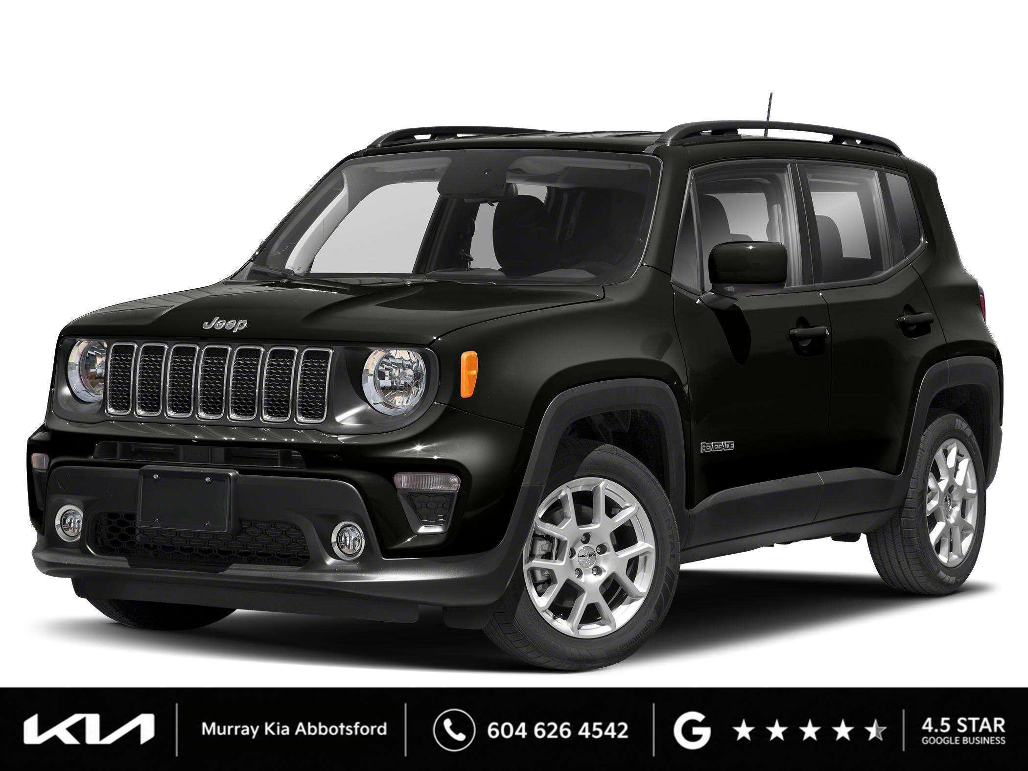 Black 2021 Jeep Renegade SUV / Crossover Four-Wheel Drive Automatic