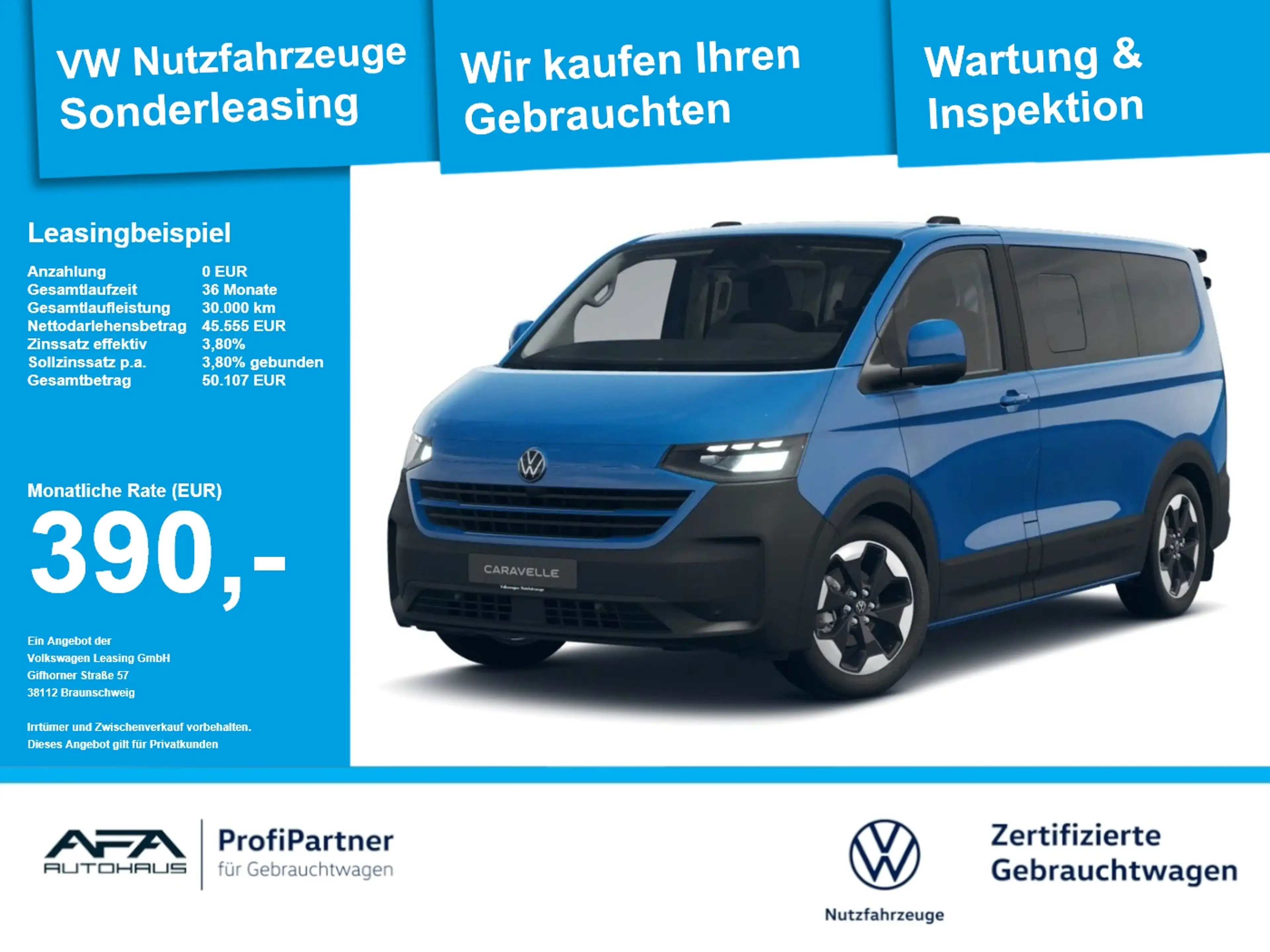 Volkswagen T7 Caravelle e-Caravelle PanAmericana LED*Navi*AHK*RFK