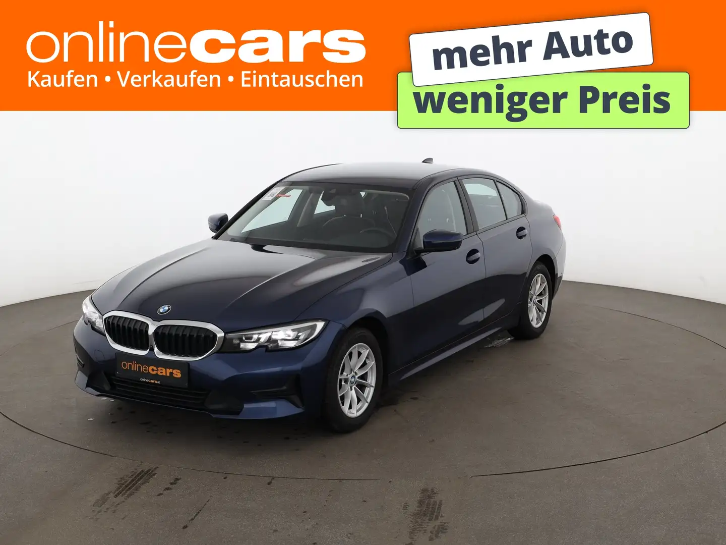 BMW 318 d Limousine Advantage Aut LED 360-CAM LEDER Blau - 1