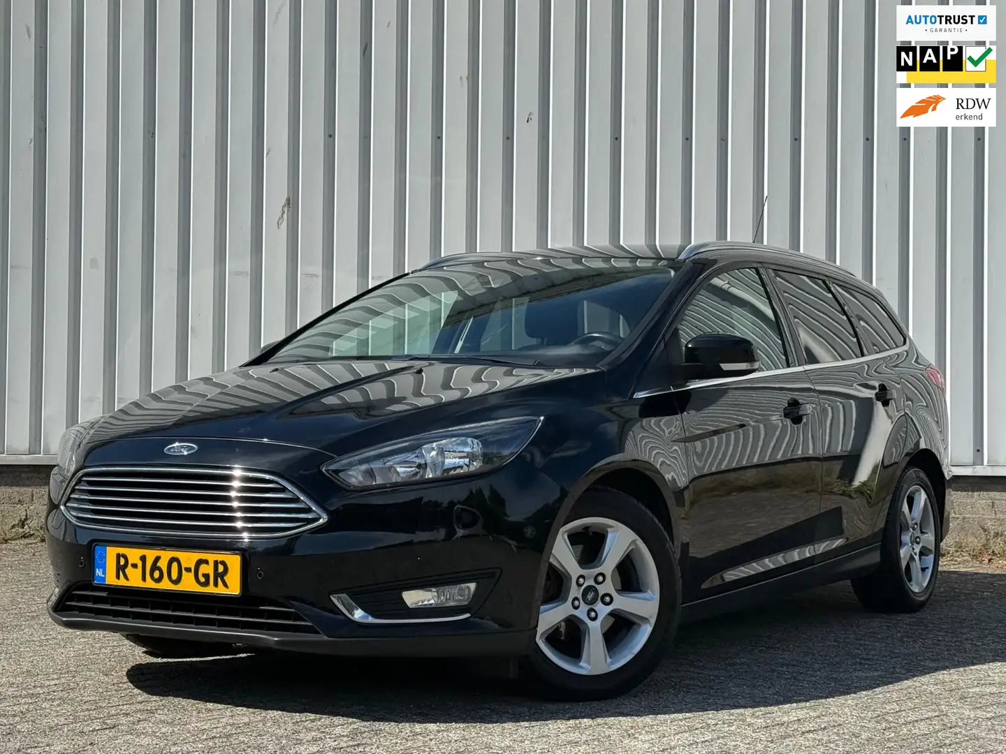 Ford Focus Wagon 1.0 Titanium 125PK,Trekhaak,Climate,Navi,Cam Чорний - 1