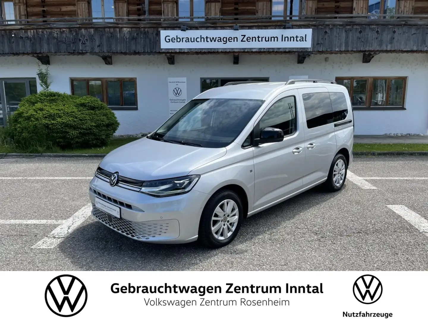 Volkswagen Caddy Life 2,0 TDI DSG(LED+Navi+AHK) Klima Navi Silber - 1