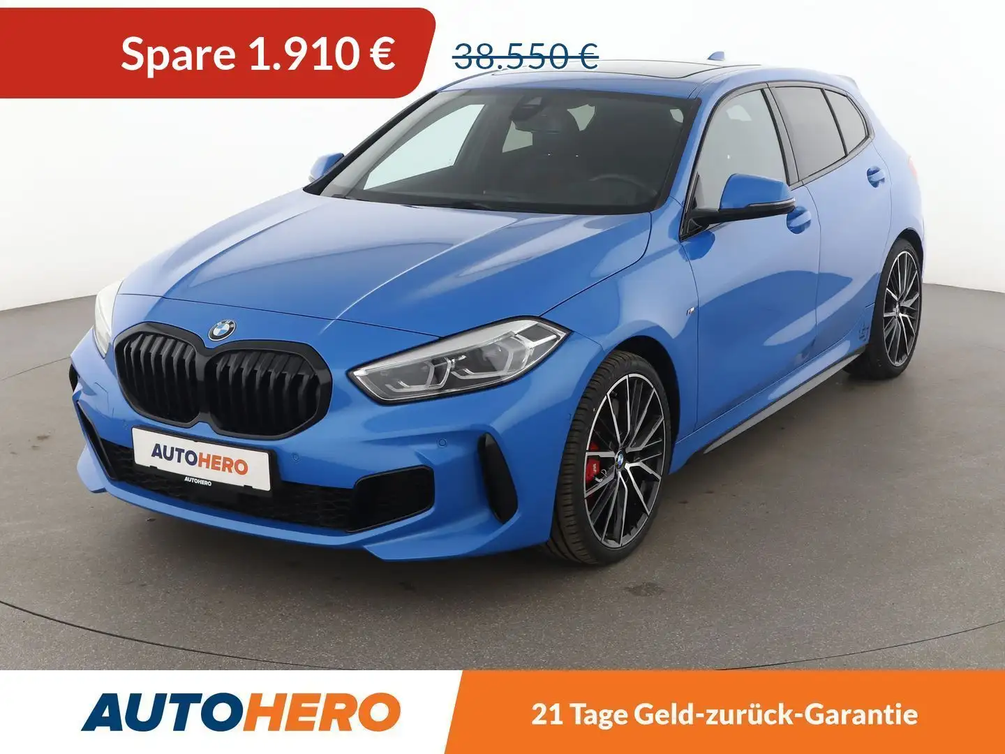 BMW 128 128ti Aut.*NAVI*HEAD-UP*LED*TEMPO*CAM*PDC*SHZ* Blau - 1