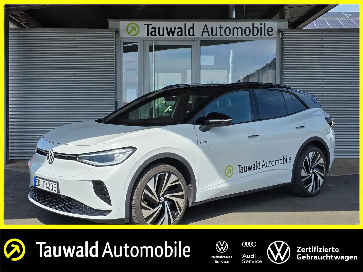 Volkswagen ID.4 GTX 4M PANO/AHK/WÄPU/ARHUD/PRO/MEMO/DCC/AREA Weiß - 1