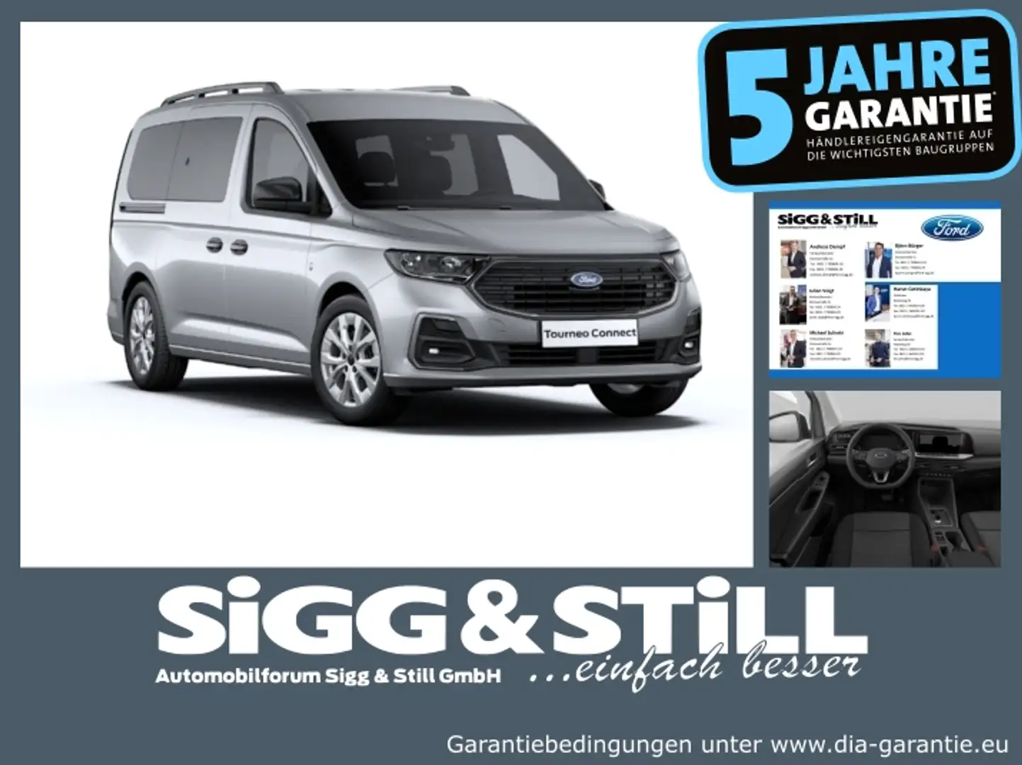 Ford Tourneo Connect Titanium 2.0 L1 iACC*NAVI*TWA*CAM*PDC* Argent - 1