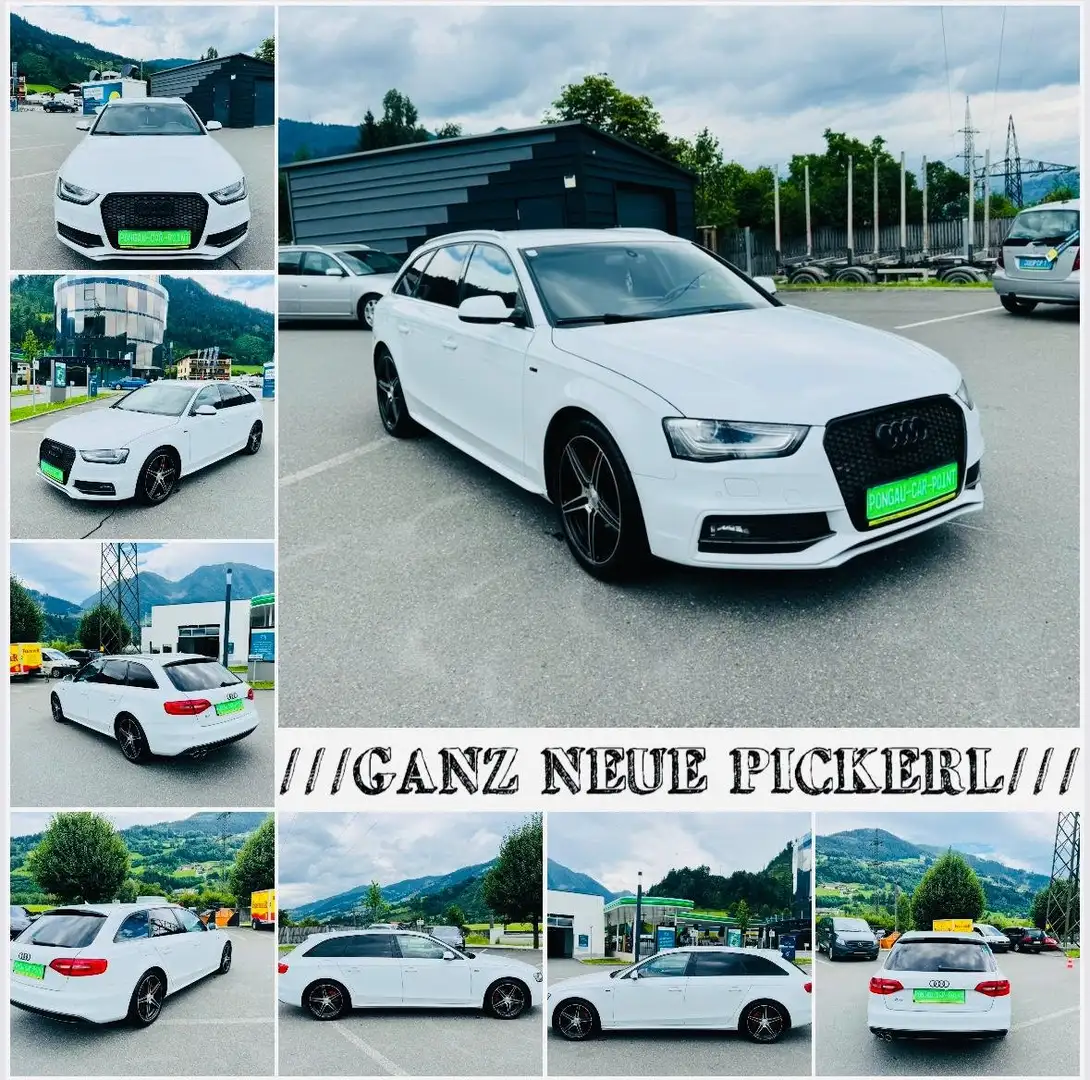 Audi A4 A4 Avant 2,0TDI quattro Sport  Pickerl bis 07/2026 Weiß - 1