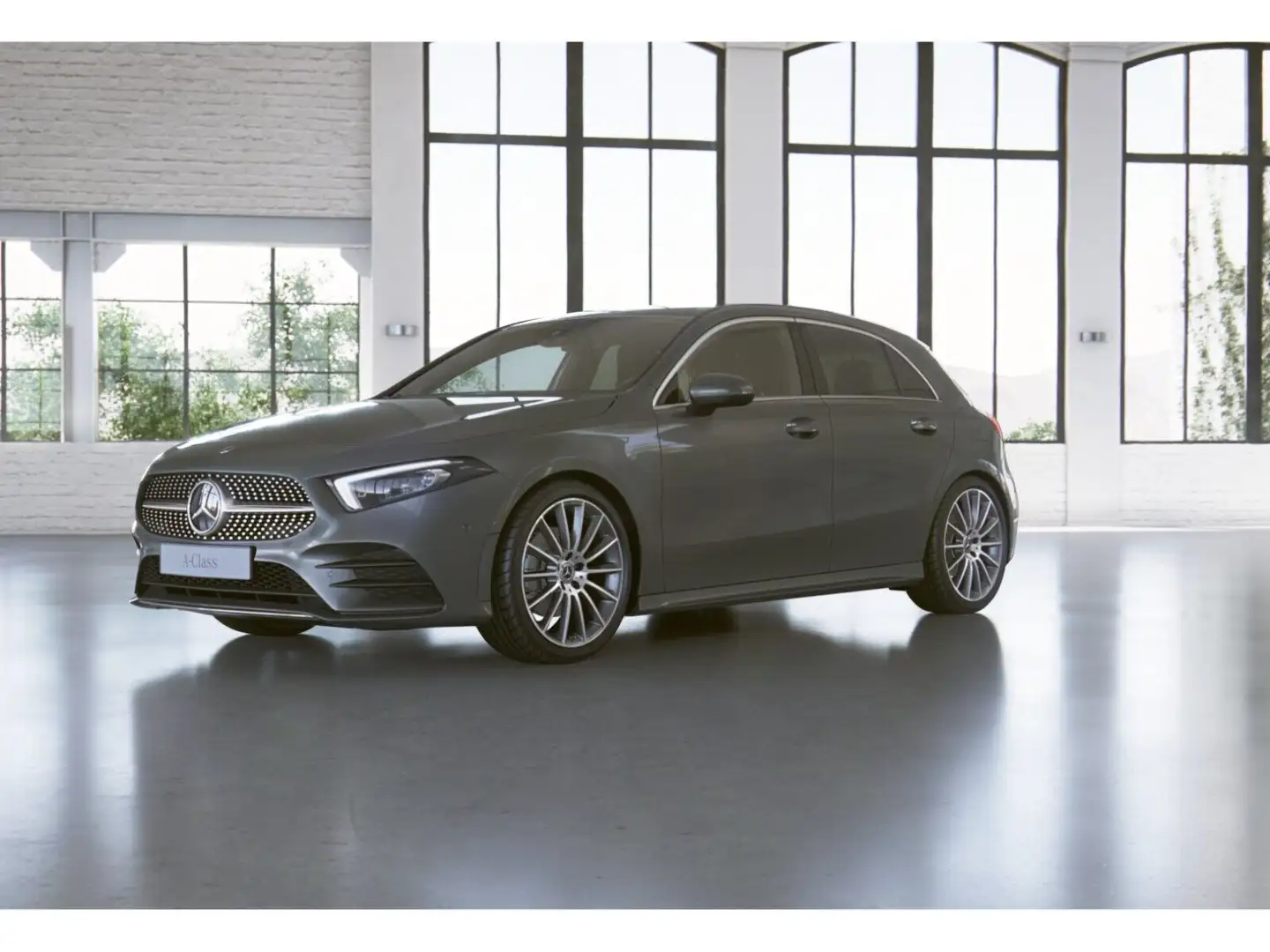 Mercedes-Benz A 220 4M AMG, MB-LED, Burm., RFK, Ambie, Distr. Gris - 1