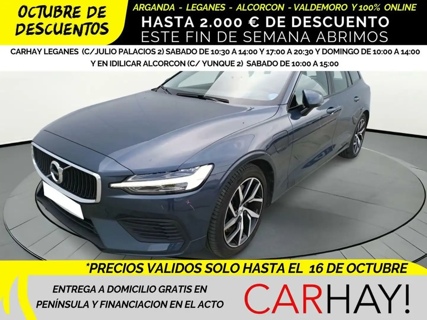 Volvo V60 2.0 T8 BUSINESS PLUS AUTO Bleu - 1