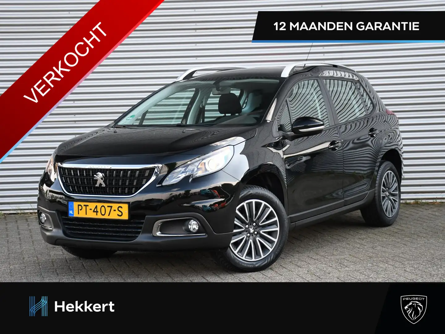 Peugeot 2008 Active 1.2 PureTech 82pk PANO-DAK | CRUISE.C | PDC Zwart - 1