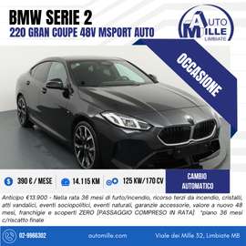 220 Gran Coupe 48V MSport auto *NON VINCOLATO A FINANZIAMENTO*