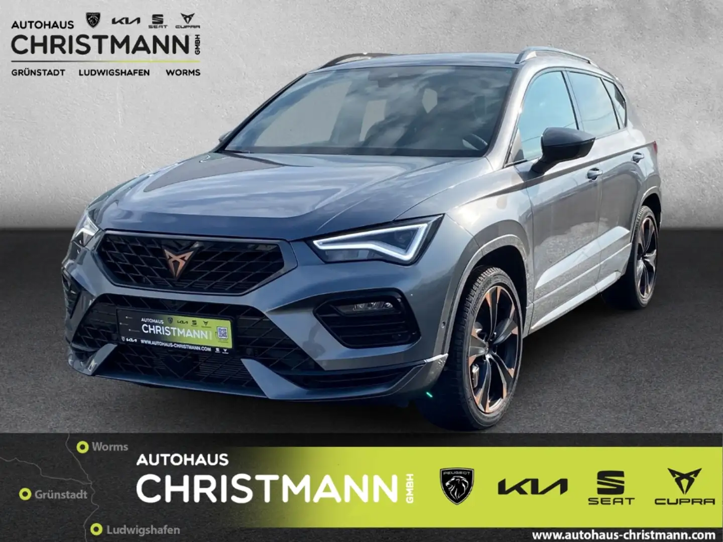 CUPRA Ateca VZ 4Drive 2.0 TSI NP: 61.740,- AHK-klappbar Navi Grau - 1