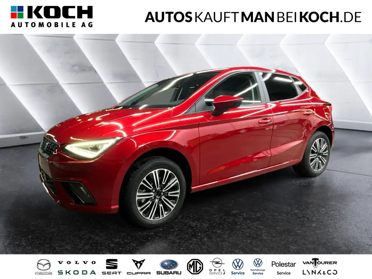 SEAT Ibiza Style Edition 1.0 TSI DSG PDC SHZ LED Klima Rot - 1