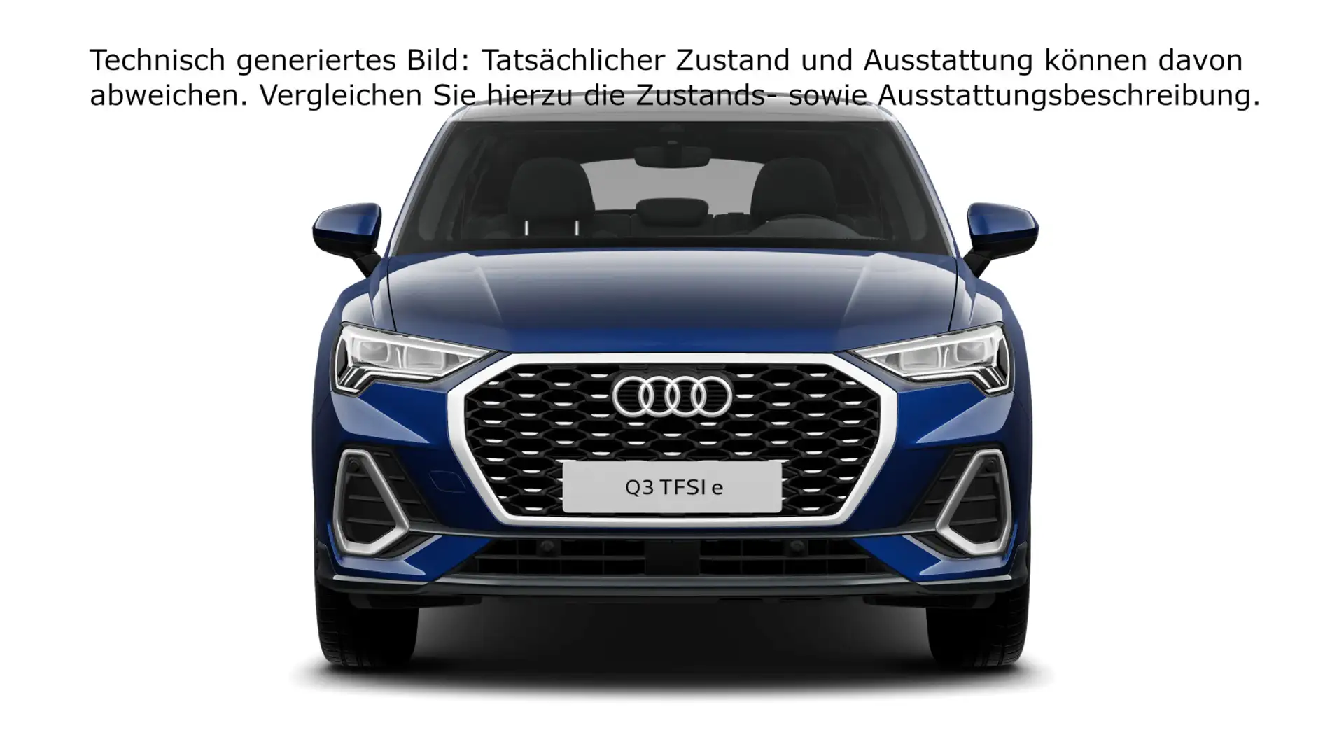 Audi Q3 45 TFSIe Sportback S tronic S line Blau - 2