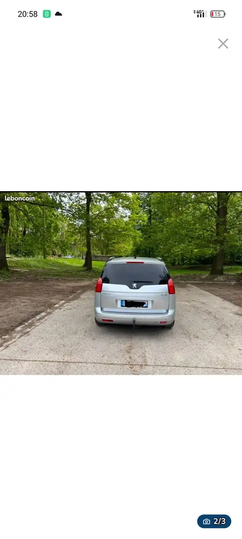 Peugeot 5008 5008 2.0 HDi 150ch FAP BVM6 Premium 7pl Šedá - 2