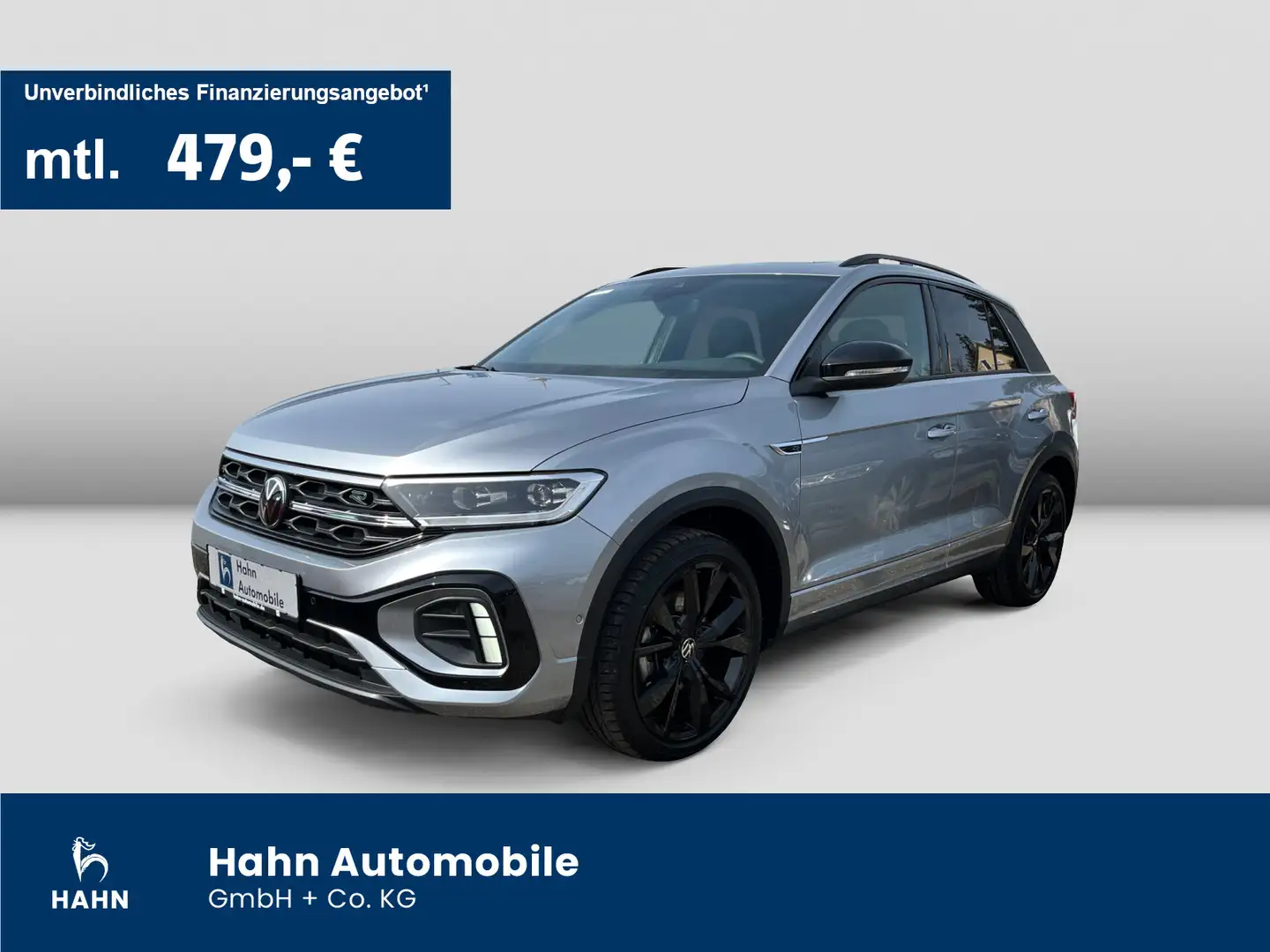 Volkswagen T-Roc 2.0TSI r-line 4mot DSG Virtual Pano LED CA Silber - 1