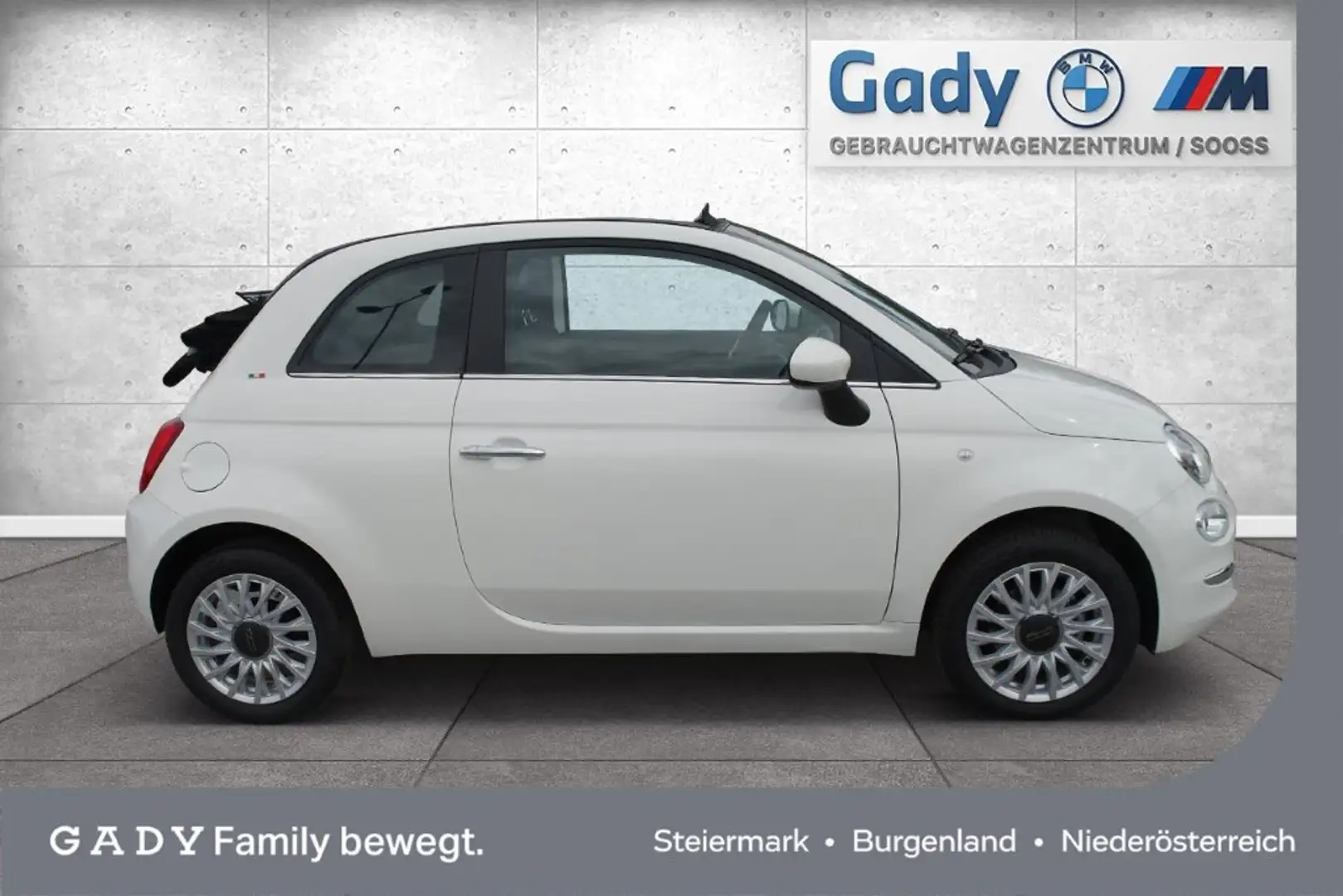 Fiat 500C FireFly Hybrid 70 Weiß - 2