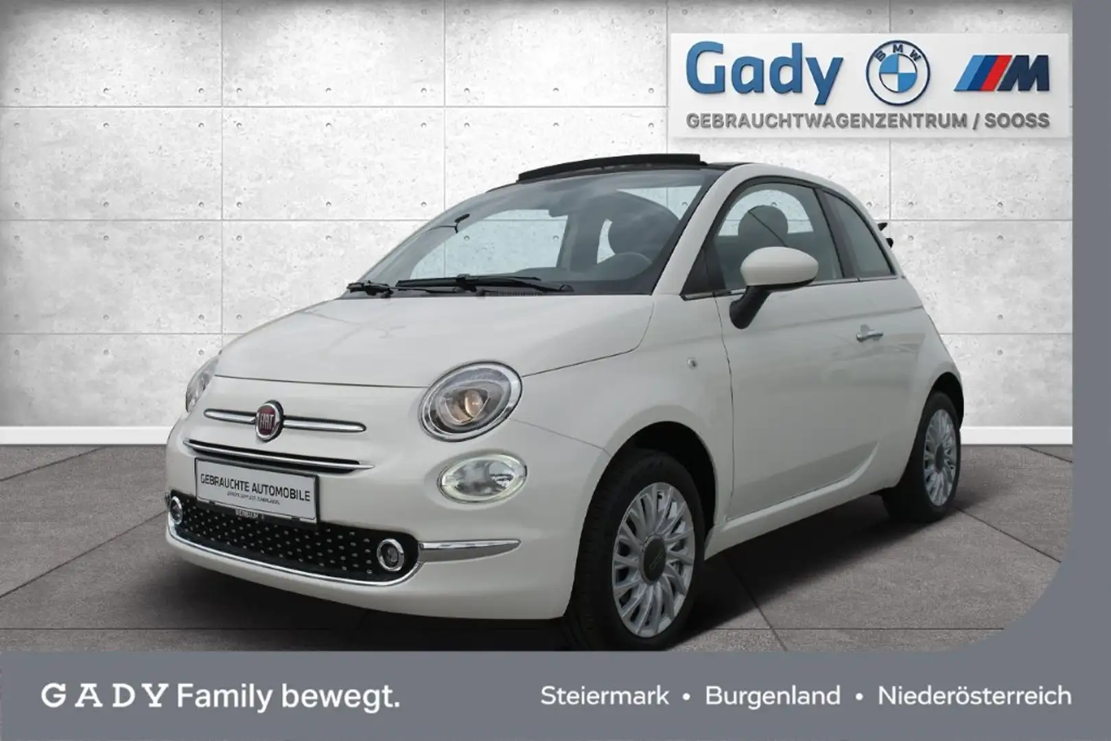 Fiat 500C FireFly Hybrid 70 Weiß - 1
