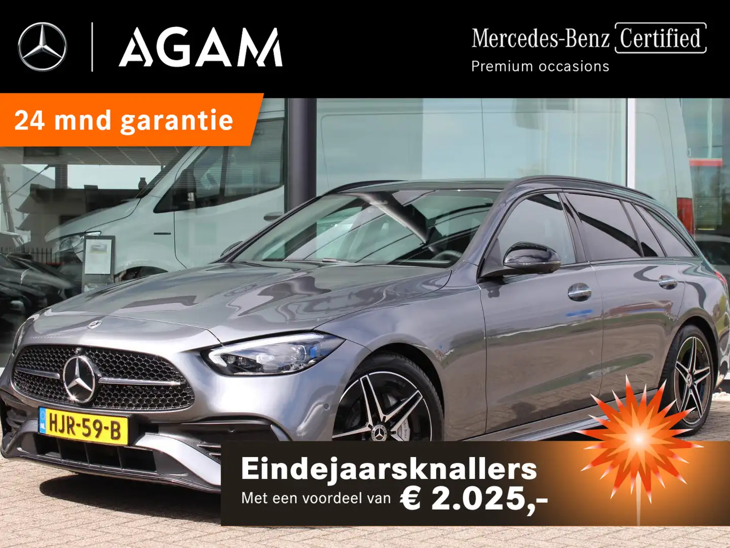 Mercedes-Benz C 180 Estate AMG Line Premium PLUS | Panorama dak | Trek Grau - 1