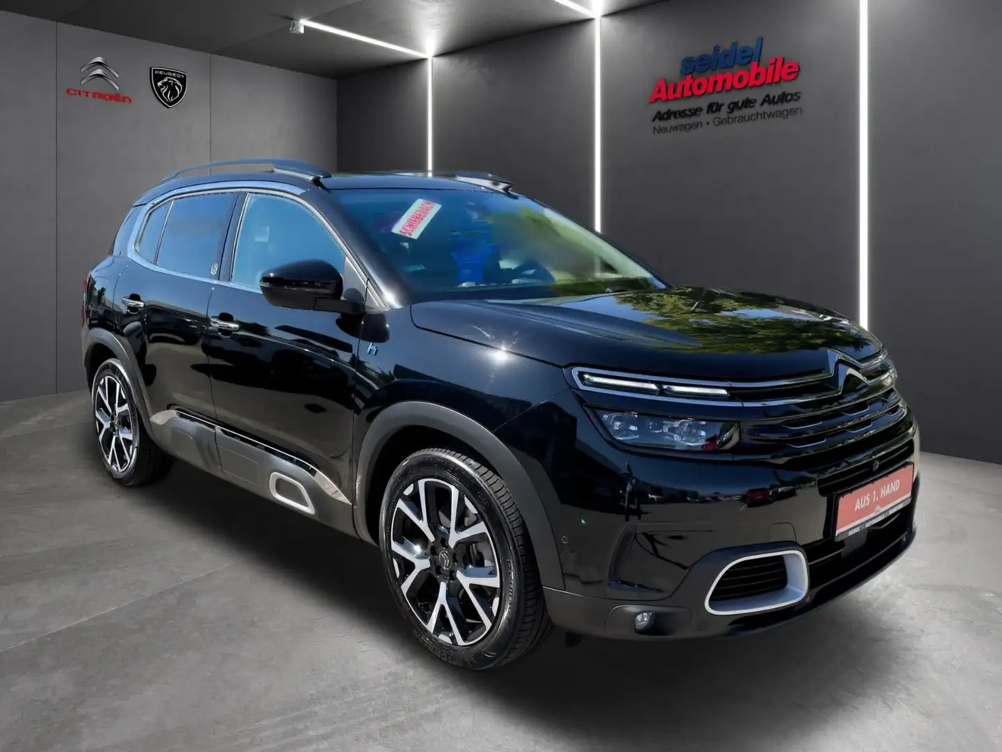 Citroen C5 Aircross 225 Hybrid Shine Pack, wenig KM Schwarz - 2