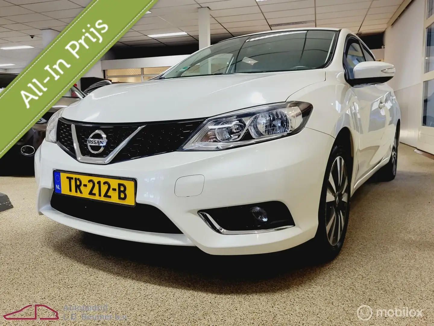 Nissan Pulsar 1.2 DIG-T Business Edition *NL, NAVI, TRKHK, RIJKL Blanc - 1