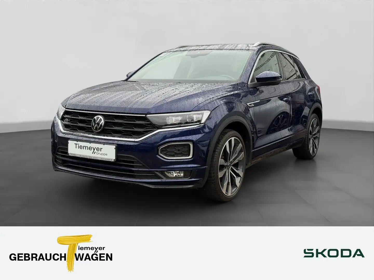 Volkswagen T-Roc 1.5 TSI R-LINE LM19 AHK ASSIST+ VIRTUAL Blau - 1