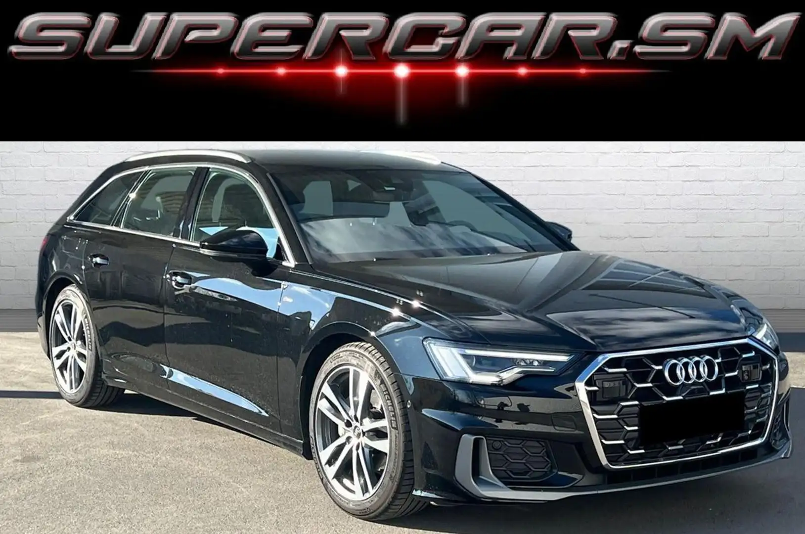 Audi A6 AVANT 40 TDI S LINE 19 ACC 360 VIRTUAL COCKPIT Zwart - 1