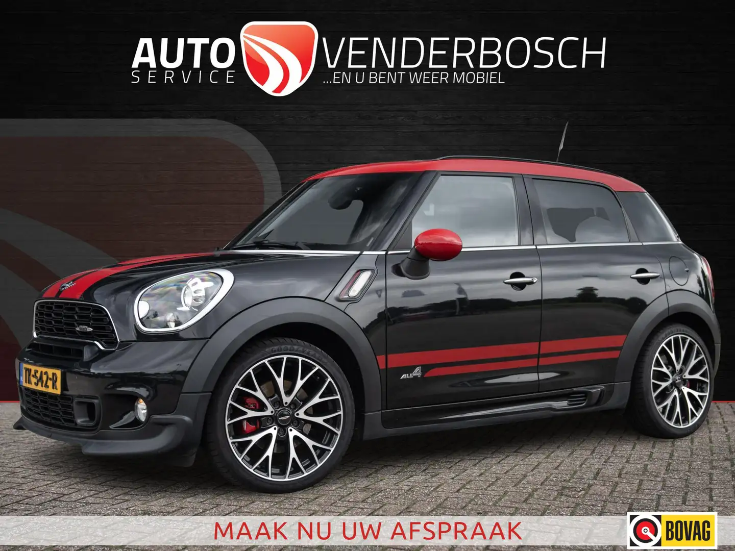 MINI John Cooper Works Countryman Mini 1.6 ALL4 Chili 218pk | Pano | Stoelverwarming Negro - 1